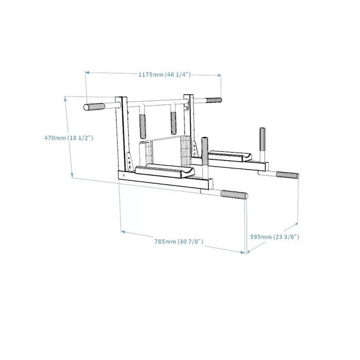 BenchK D8 2in1 Pull Up Bar / Dip Bar