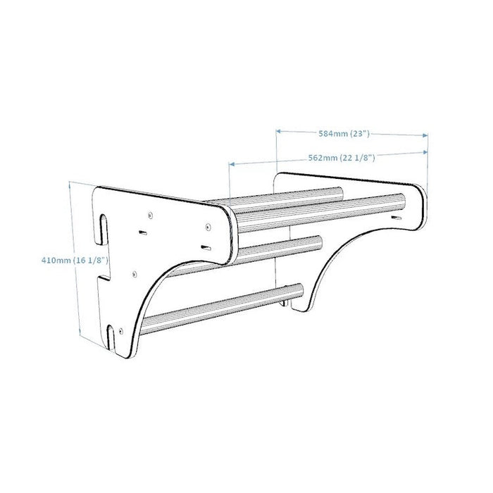 BenchK PB204 Wooden Pull Up Bar