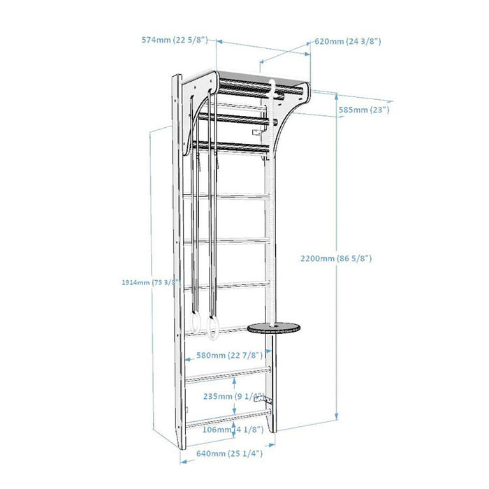 BenchK Series 1 112 + A204 Wall Bars