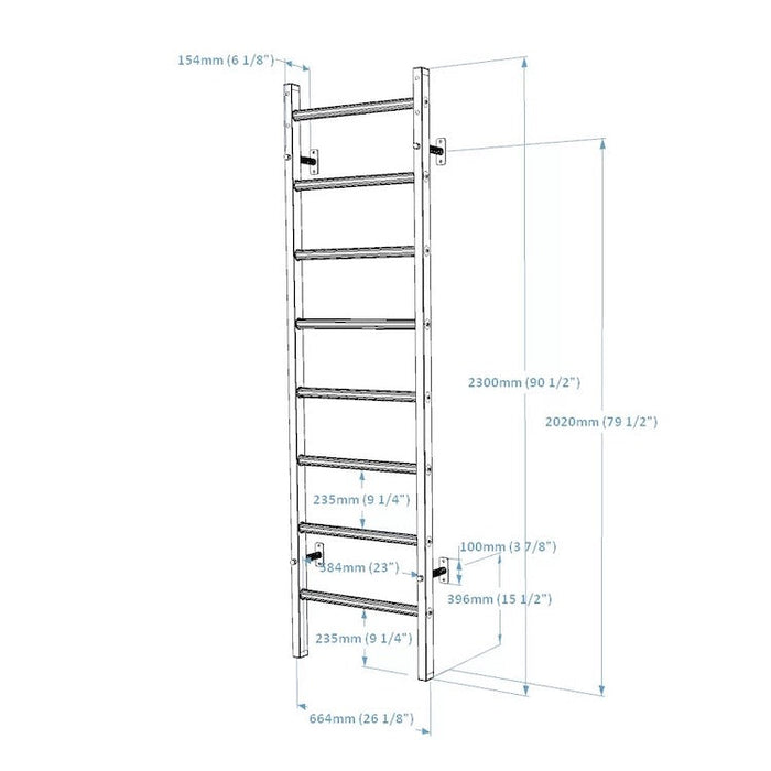 BenchK Series 2 200 Wall Bars