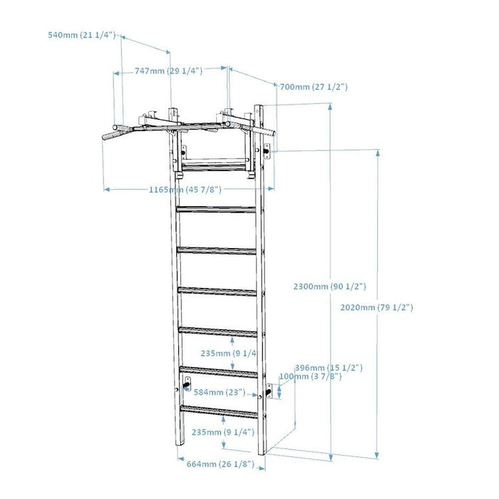 BenchK Series 2 231 Wall Bars