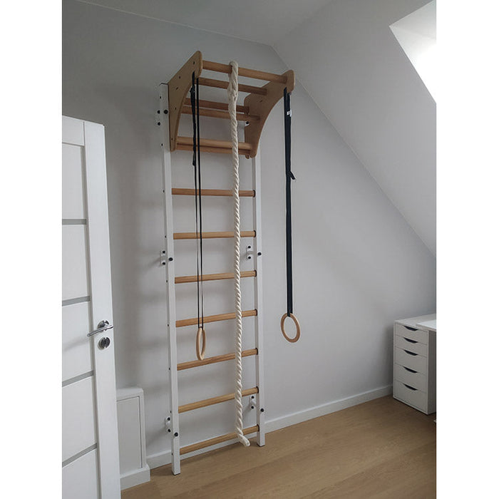 BenchK Series 7 711W+A204 Wall Bars with Gymnastics Accessories